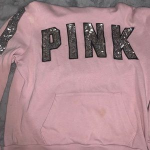 Pink hoodie